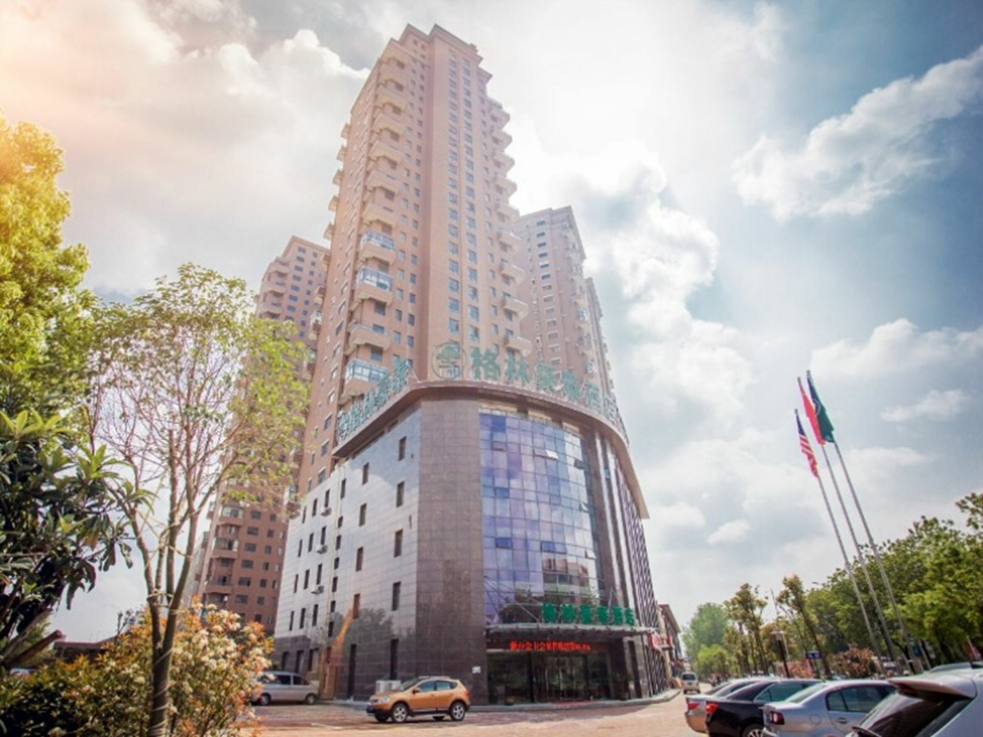 Greentree Inn Jiangsu Huaian Kangjian W) Road Xian Road Business Hotel Huai'an  Exterior photo